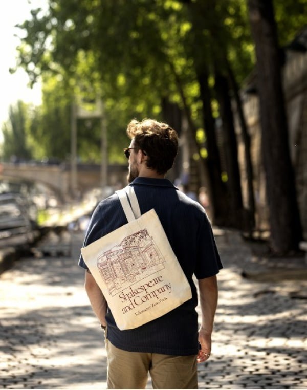 Shakespeare and company tote bag deals